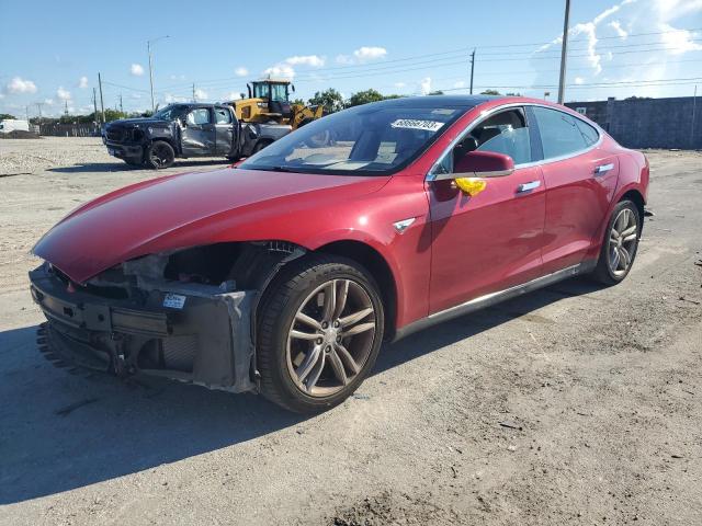 68666703 :رقم المزاد ، 5YJSA1H1XEFP30368 vin ، 2014 Tesla Model S مزاد بيع