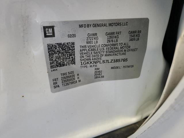 2020 Gmc Acadia Denali მანქანა იყიდება აუქციონზე, vin: 1GKKNPLS7LZ185765, აუქციონის ნომერი: 69273983