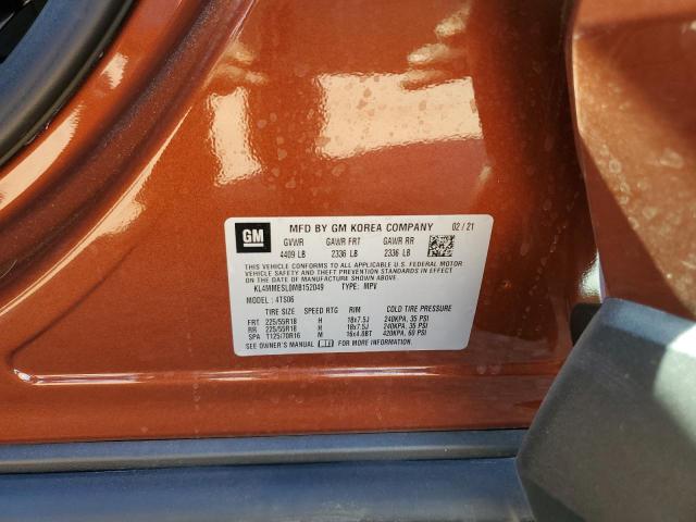 Aukcja sprzedaży 2021 Buick Encore Gx Select, vin: KL4MMESL0MB152049, numer aukcji: 69343613