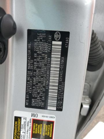 2011 Toyota Camry Se მანქანა იყიდება აუქციონზე, vin: 4T1BK3EK9BU122149, აუქციონის ნომერი: 66737483