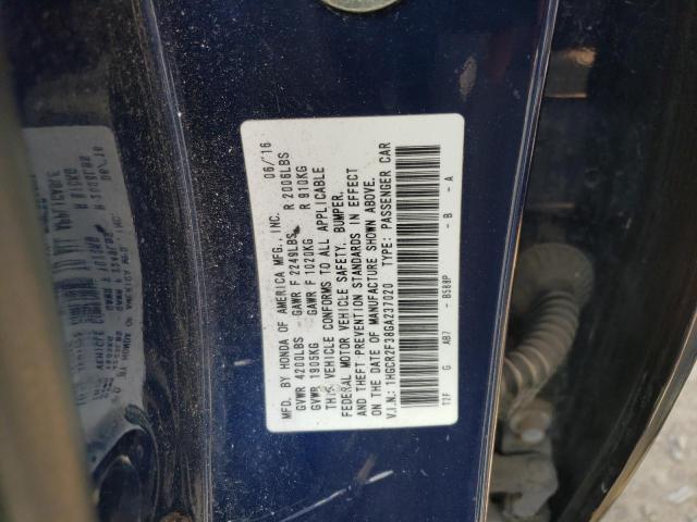 Aukcja sprzedaży 2016 Honda Accord Lx, vin: 1HGCR2F38GA237020, numer aukcji: 66220033