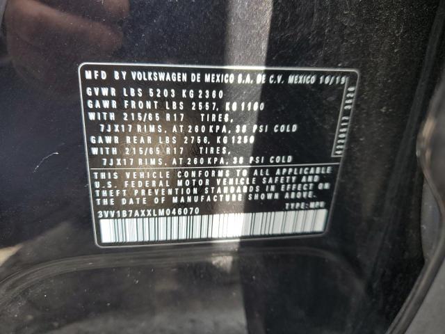 Продаж на аукціоні авто 2020 Volkswagen Tiguan S, vin: 3VV1B7AXXLM046070, номер лоту: 68913423