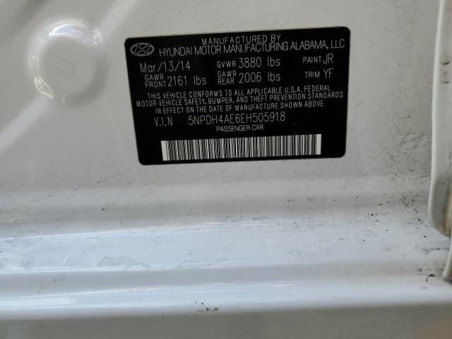 Aukcja sprzedaży 2014 Hyundai Elantra Se, vin: 5NPDH4AE6EH505918, numer aukcji: 67128193
