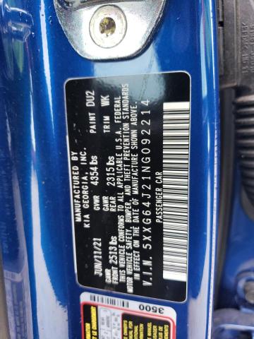 Aukcja sprzedaży 2022 Kia K5, vin: 5XXG64J21NG092214, numer aukcji: 66365143