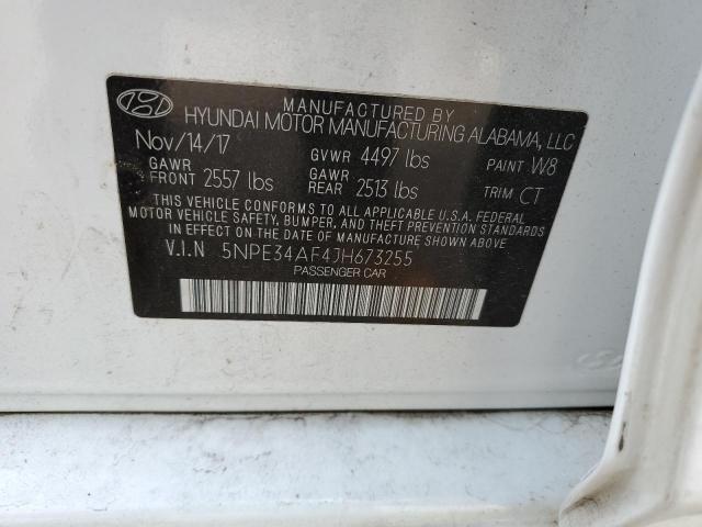 2018 Hyundai Sonata Sport მანქანა იყიდება აუქციონზე, vin: 5NPE34AF4JH673255, აუქციონის ნომერი: 67725303