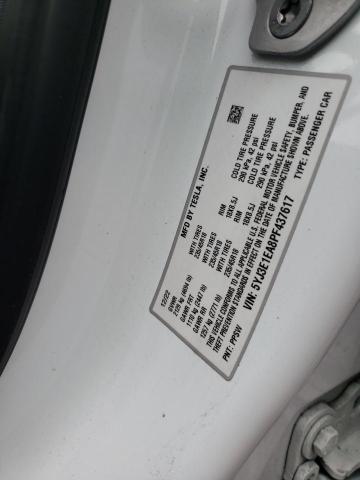 69141043 :رقم المزاد ، 5YJ3E1EA8PF437617 vin ، 2023 Tesla Model 3 مزاد بيع