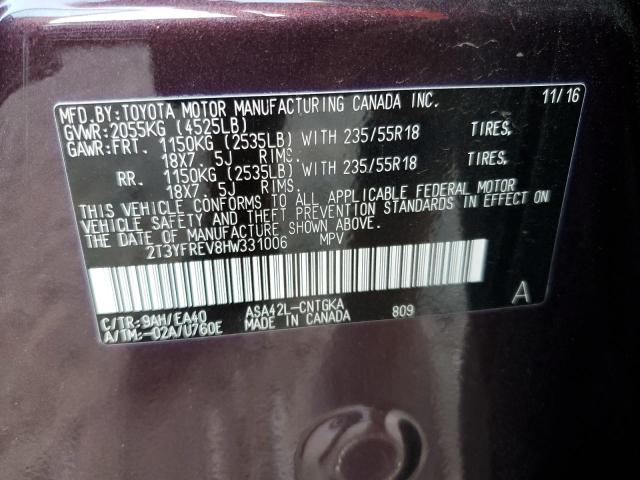 Aukcja sprzedaży 2017 Toyota Rav4 Limited, vin: 2T3YFREV8HW331006, numer aukcji: 66807753