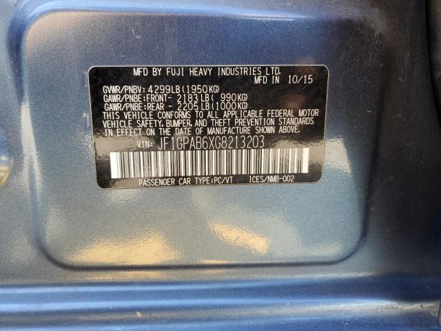 Продажа на аукционе авто 2016 Subaru Impreza Premium, vin: JF1GPAB6XG8213203, номер лота: 68288883
