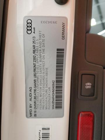 Продаж на аукціоні авто 2017 Audi A4 Premium Plus, vin: WAUENAF43HN040642, номер лоту: 68154903