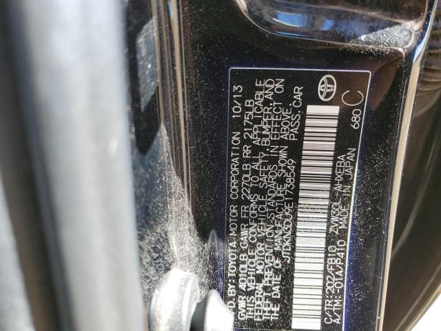 69621693 :رقم المزاد ، JTDKN3DU9E1738549 vin ، 2014 Toyota Prius مزاد بيع