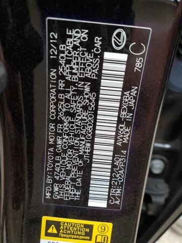 2013 Lexus Es მანქანა იყიდება აუქციონზე, vin: JTHBW1GG8D2015645, აუქციონის ნომერი: 73429974