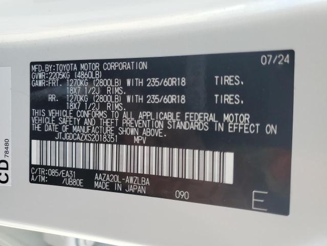 71668464 :رقم المزاد ، JTJGDCAZXS2018351 vin ، 2025 Lexus Nx 250 Pre مزاد بيع