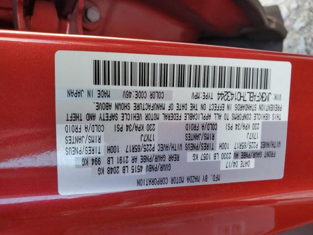 Продаж на аукціоні авто 2017 Mazda Cx-5, vin: JM3KFABL7H0143244, номер лоту: 72166244