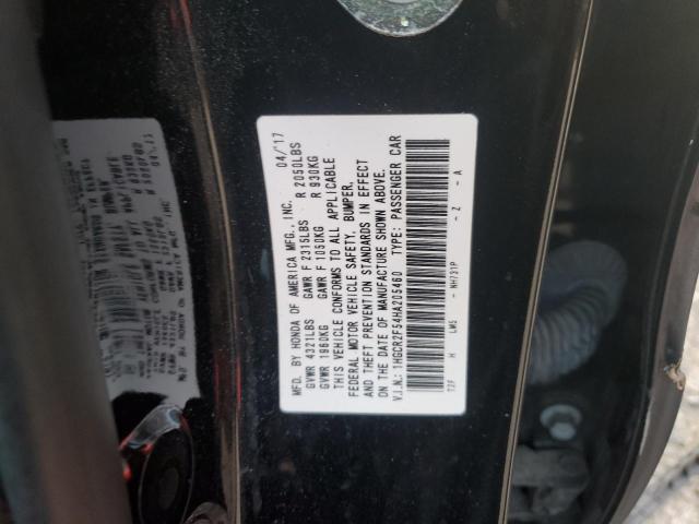 Продажа на аукционе авто 2017 Honda Accord, vin: 1HGCR2F54HA205460, номер лота: 71839474
