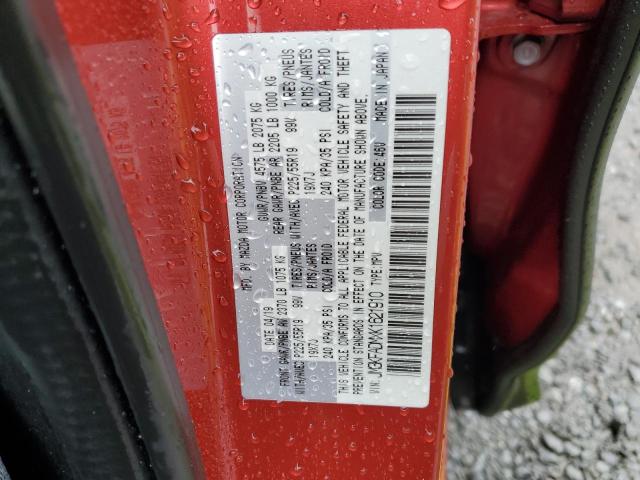 73286164 :رقم المزاد ، JM3KFADMXK1621910 vin ، 2019 Mazda Cx-5 مزاد بيع
