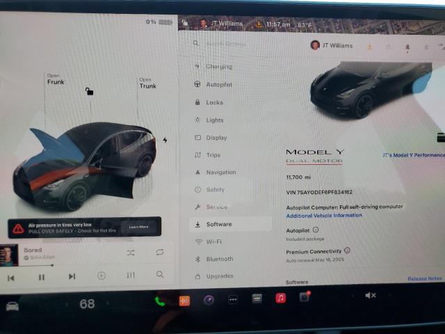70788634 :رقم المزاد ، 7SAYGDEF6PF834162 vin ، 2023 Tesla Model Y مزاد بيع