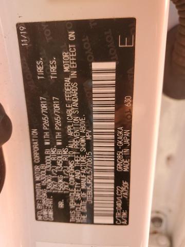 69325874 :رقم المزاد ، JTEBU5JR2L5770615 vin ، 2020 Toyota 4runner مزاد بيع