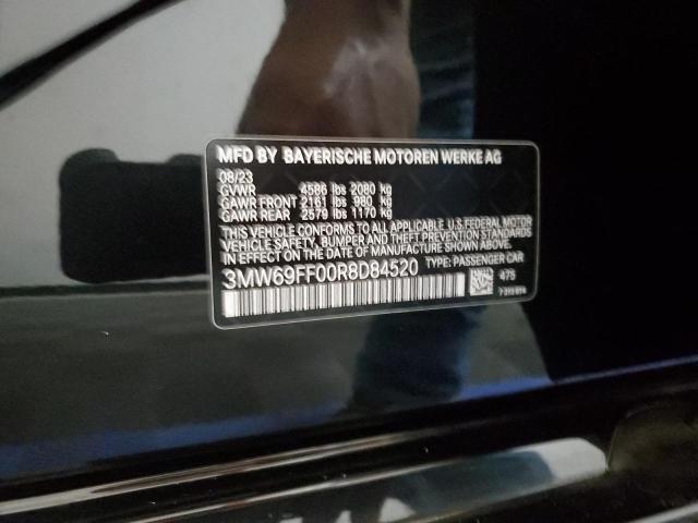 71497554 :رقم المزاد ، 3MW69FF00R8D84520 vin ، 2024 Bmw 330i مزاد بيع