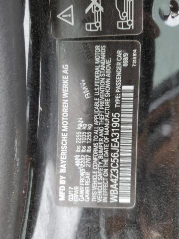 2018 Bmw 430xi მანქანა იყიდება აუქციონზე, vin: WBA4Z3C56JEA31905, აუქციონის ნომერი: 73388804