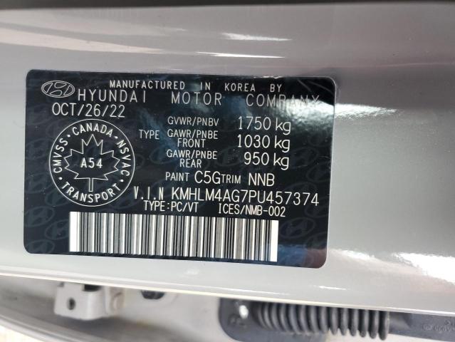 Aukcja sprzedaży 2023 Hyundai Elantra Se, vin: KMHLM4AG7PU457374, numer aukcji: 72956854
