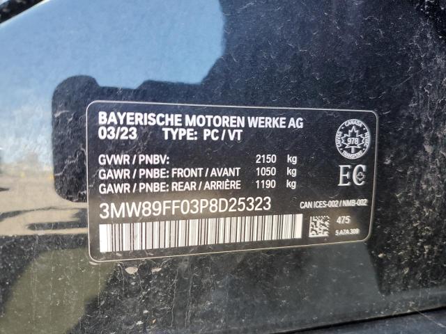 Продаж на аукціоні авто 2023 Bmw Motorrad 330xi, vin: 3MW89FF03P8D25323, номер лоту: 68418614