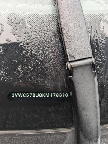2019 Volkswagen Jetta მანქანა იყიდება აუქციონზე, vin: 3VWC57BU8KM178310, აუქციონის ნომერი: 68800664