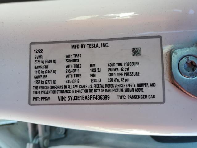 Продажа на аукционе авто 2023 Tesla Model 3, vin: 5YJ3E1EA8PF436399, номер лота: 80632045