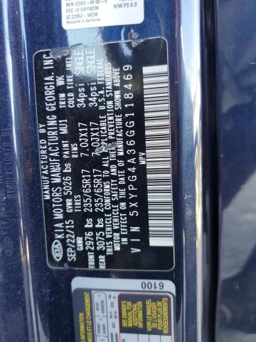 Продажа на аукционе авто 2016 Kia Sorento Lx, vin: 5XYPG4A36GG118469, номер лота: 84055775