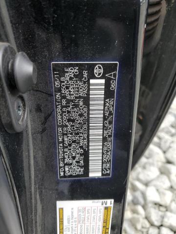 81113725 :رقم المزاد ، JTDBU4EE0BJ104087 vin ، 2011 Toyota Corolla Base مزاد بيع