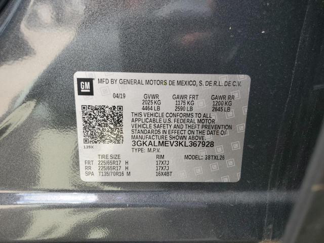 Продаж на аукціоні авто 2019 Gmc Terrain Sle, vin: 3GKALMEV3KL367928, номер лоту: 70664245
