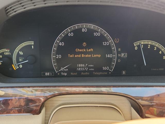 2009 Mercedes-benz S მანქანა იყიდება აუქციონზე, vin: WDDNG86X49A263268, აუქციონის ნომერი: 80076485