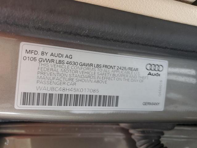 Aukcja sprzedaży 2005 Audi A4, vin: WAUBC48H45K017085, numer aukcji: 81083165