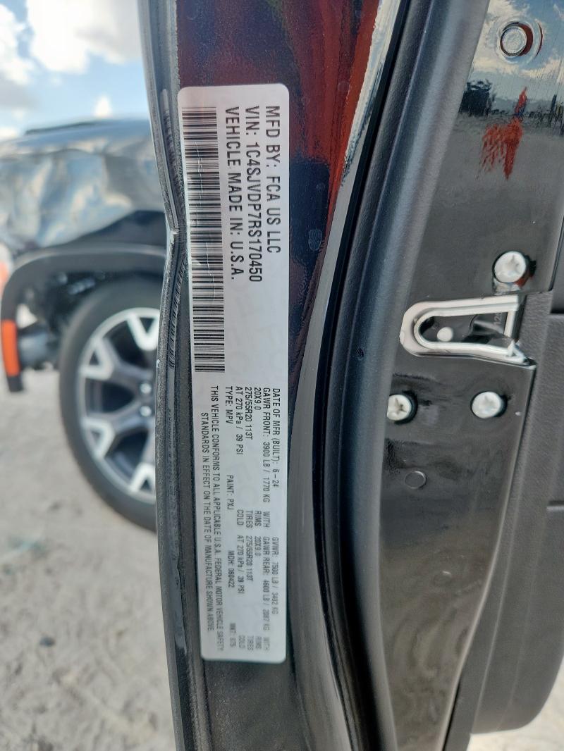 Продажа на аукционе авто 2024 Jeep Wagoneer S, vin: 1C4SJVDP7RS170450, номер лота: 82039675