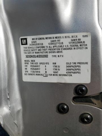 81719585 :رقم المزاد ، 3G5DA03L46S552002 vin ، 2006 Buick Rendezvous مزاد بيع