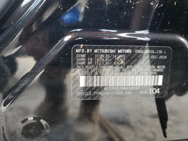 Продаж на аукціоні авто 2024 Mitsubishi Mirage, vin: ML32FUFJ9RHF20197, номер лоту: 70935885