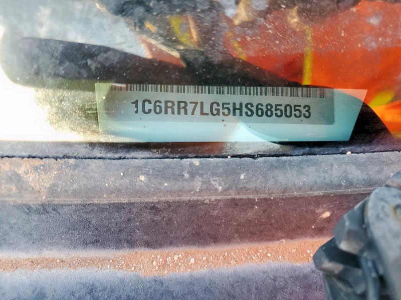 80890375 :رقم المزاد ، 1C6RR7LG5HS685053 vin ، 2017 Ram 1500 Slt مزاد بيع