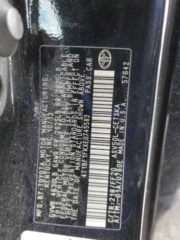 Aukcja sprzedaży 2014 Toyota Camry, vin: 4T1BF1FKXEU745582, numer aukcji: 81624525