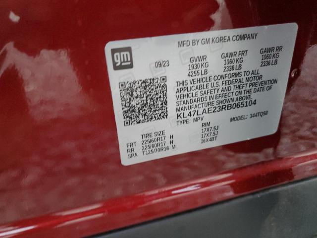 Aukcja sprzedaży 2024 Buick Envista, vin: KL47LAE23RB065104, numer aukcji: 80441005