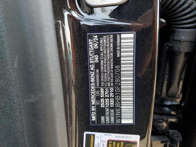 2025 Mercedes-benz Glc Coupe მანქანა იყიდება აუქციონზე, vin: W1NKJ8HB1SF280708, აუქციონის ნომერი: 71625205