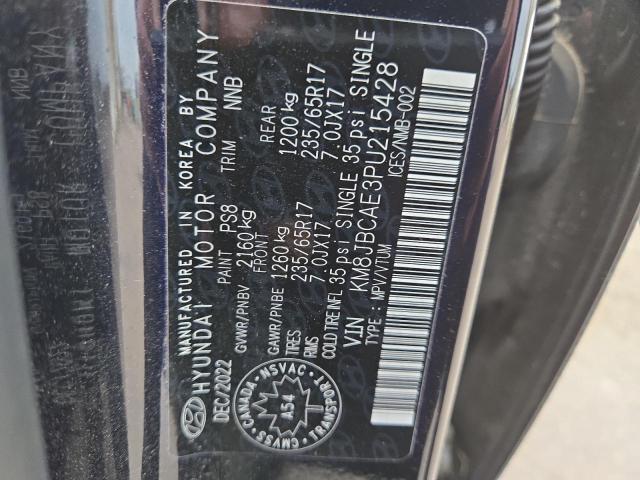 2023 Hyundai Tucson მანქანა იყიდება აუქციონზე, vin: KM8JBCAE3PU215428, აუქციონის ნომერი: 65678545