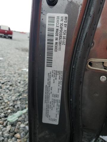 71587885 :رقم المزاد ، 3C4PDCGB3LT261111 vin ، 2020 Dodge Journey مزاد بيع