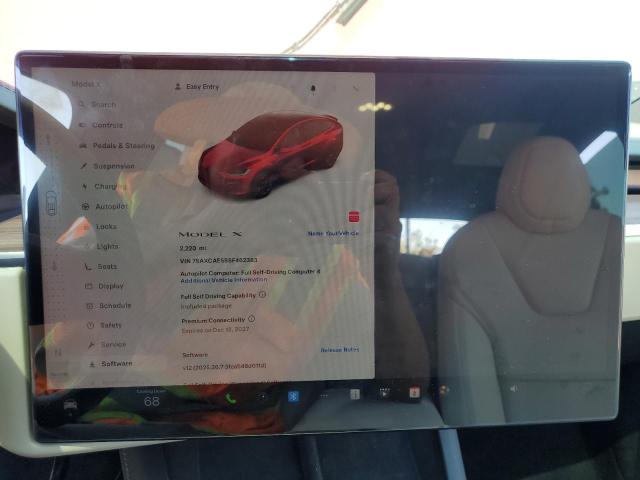 Auction sale of the 2025 Tesla Model X, vin: 7SAXCAE55SF462383, lot number: 71201665