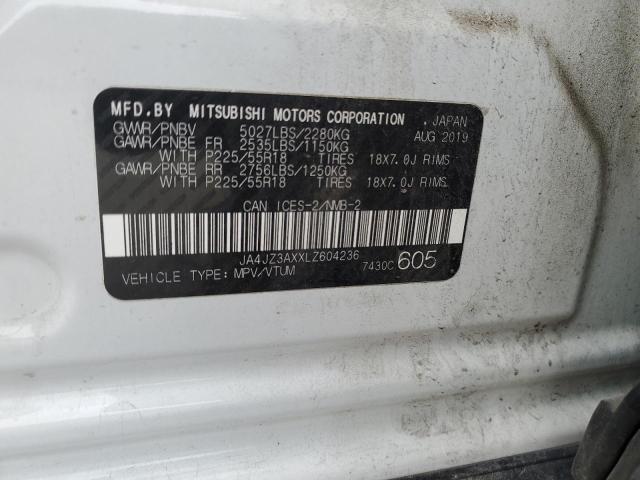 Продажа на аукционе авто 2020 Mitsubishi Outlander, vin: JA4JZ3AXXLZ604236, номер лота: 81337835