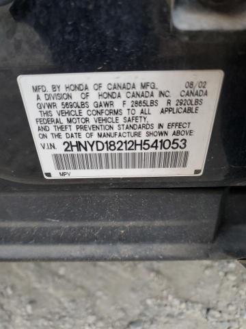 Aukcja sprzedaży 2002 Acura Mdx, vin: 2HNYD18212H541053, numer aukcji: 83827645