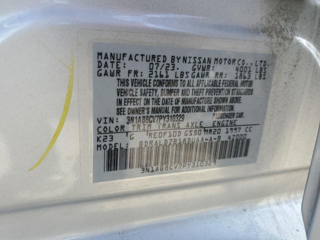 83854595 :رقم المزاد ، 3N1AB8CV7PY310329 vin ، 2023 Nissan Sentra Sv مزاد بيع