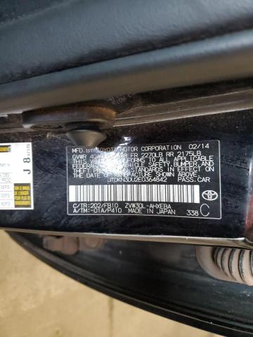 Aukcja sprzedaży 2014 Toyota Prius, vin: JTDKN3DU2E0364842, numer aukcji: 80182795