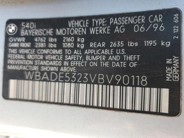 Продаж на аукціоні авто 1997 Bmw 540 I, vin: WBADE5323VBV90118, номер лоту: 81693865