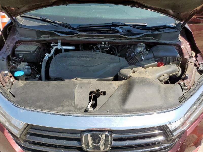 80560655 :رقم المزاد ، 5FNRL6H95MB016304 vin ، 2021 Honda Odyssey Elite مزاد بيع