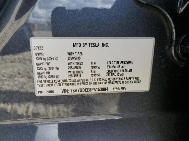 Продажа на аукционе авто 2023 Tesla Model Y, vin: 7SAYGDEE8PA153084, номер лота: 71634155