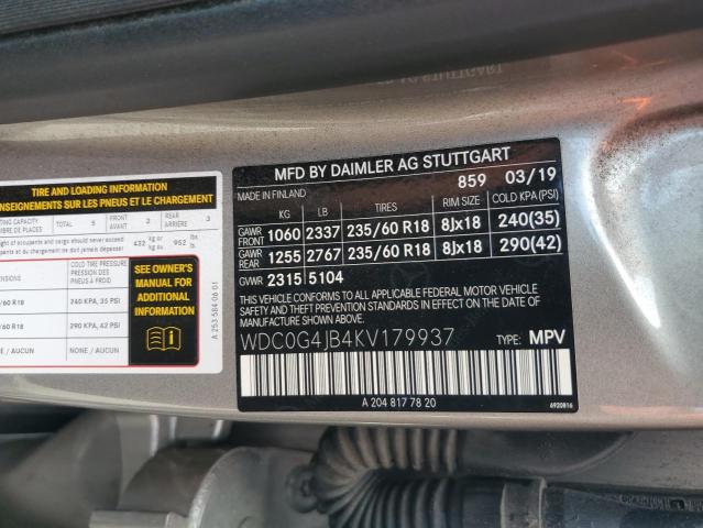 Продаж на аукціоні авто 2019 Mercedes-benz Glc 300, vin: WDC0G4JB4KV179937, номер лоту: 83841695